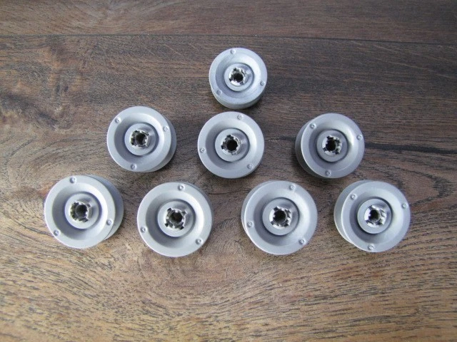 🔴8 Korbrollen Rad Rollen Spülmaschine Oberkorb Bosch Siemens SE Neff Gaggenau