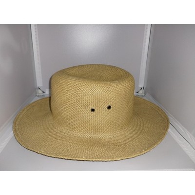 Hat attack New York straw hat brimmed