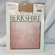 Berkshire Queen Ultra Sheer Sandalfoot Nude Pantyhose 1X-2X - READ