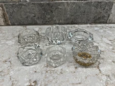 Vintage Crystal Open Salt Cellars...6