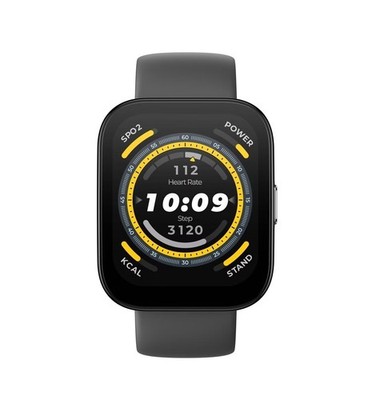 Amazfit Bip 5 1.91in Black Silicone Band Smartwatch iOS Android Calls SpO2 HR