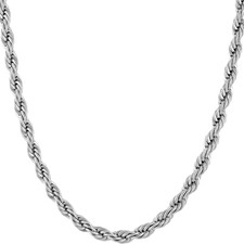 5Mm Chain for Men  Women Diamond Cut Rope Chain for Men  Necklace Chain for Wo