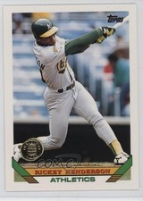 1993 Topps Inaugural Colorado Rockies Rickey Henderson #750 HOF 8zr