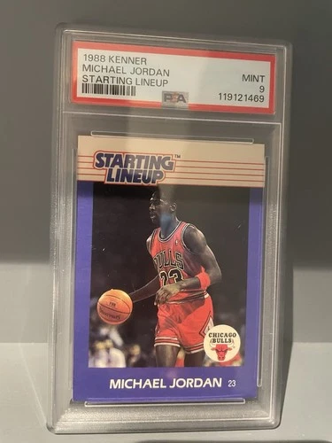 1988 Kenner Starting Lineup Cards Michael Jordan Psa 9