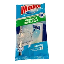 Windex Outdoor Refill Pads for Cleaning Glass Windows 1 Package Open 1 Pad