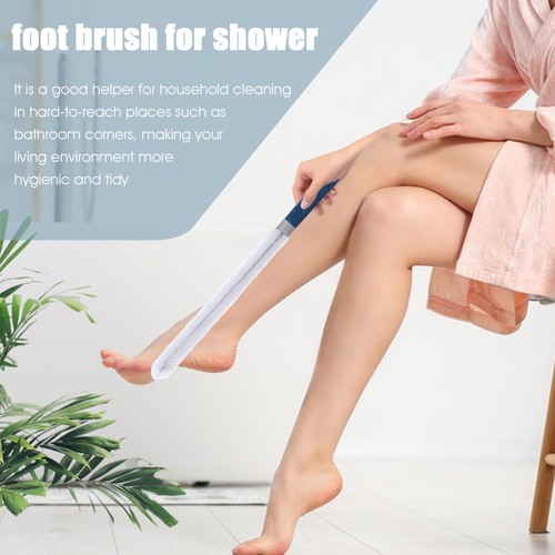 Toe Cleaning Brush 39CM Foot Scrubber In Shower With Long Handle Scrubber Brush - Picture 6 of 12