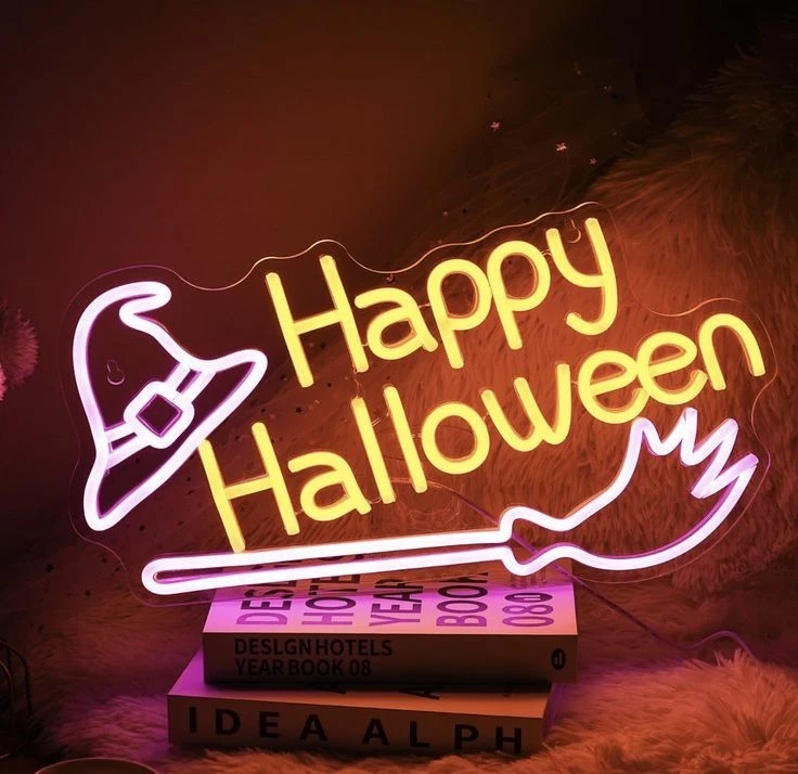Custom LED Halloween Neon Sign - Neon Lights USB/Plug In Decorative lights
Opens in a new window or 