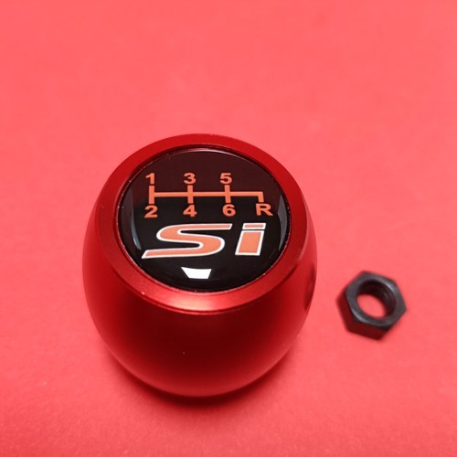 RED WEIGHTED SI 6S JDM SPORT SHIFT GEAR KNOB for CIVIC MKX MK9 MK8 ACCORD COUPE - Picture 2 of 6