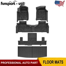 3D Floor Mats & Trunk Cargo Liner for 2021- 2026 Chevy Tahoe GMC Yukon Escalade