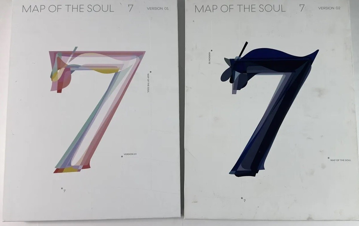 BTS map of the soul 7 album Lot Edition Version 01 & 02 K-Pop w