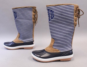 tall duck boots monogrammed