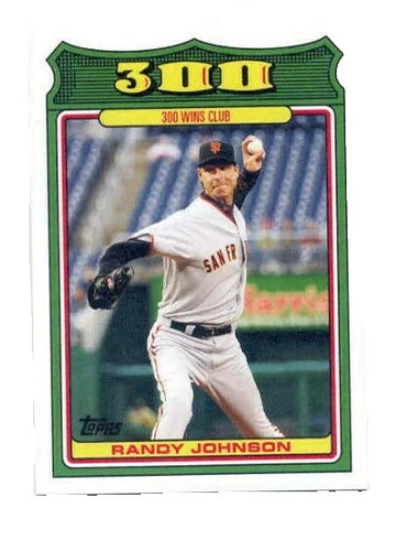 Topps Randy Johnson Baseball Sports Trading Cards