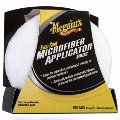 Meguiars - Even Coat Microfiber Applicator Pads Politurschwamm Schwamm 2 Pack