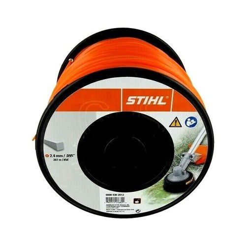STIHL Strimmer Trimmer Wire 2.4mm x 20m Orange Square Cord Line Only No