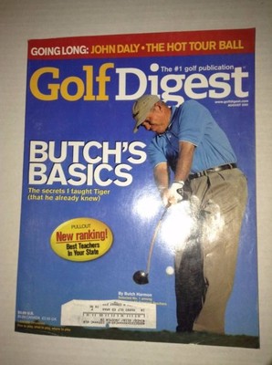 Golf Digest Magazine Butch's Basics Butch Harmon August 2001 031217NONRH