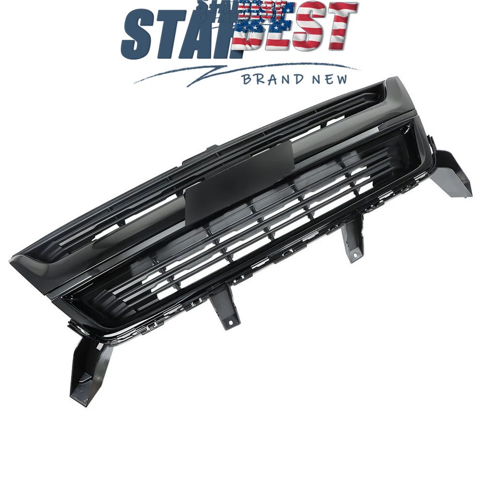 84270791 Front Grille Glossy Black Fit For Chevrolet Colorado NEW 2015 2016-2019 Foto 3 de 4