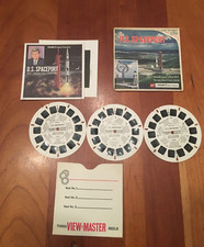 Gaf View-Master U.S. Spaceport Kennedy Space NASA Series B 662 3 Reels Book