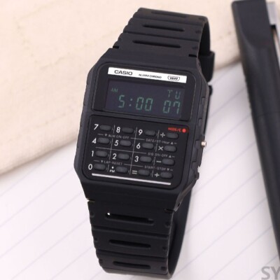 Casio Calculator Black Digital Watch Original CA-53WB-1B | eBay