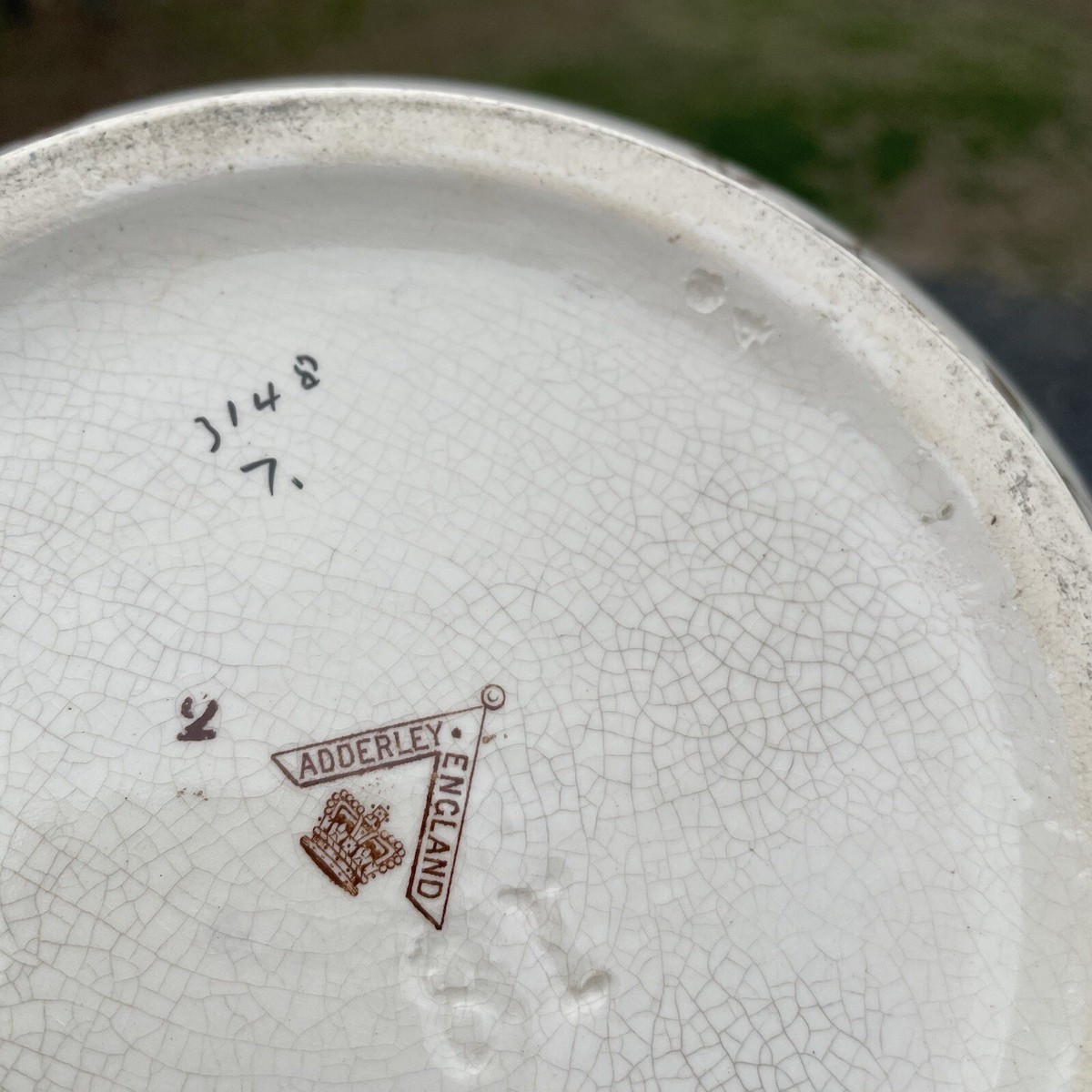 Antique 1912-1926 Adderley England Ceramic Planter Jardinière