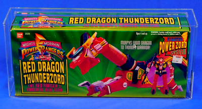 MIGHTY MORPHIN POWER RANGERS RED DRAGON THUNDERZORD AFA 80 SEALED