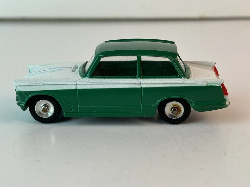 Dinky #189, Cupé Triumph Herald Años 50, Verde y Blanco, Bonito Original Foto 2 de 4