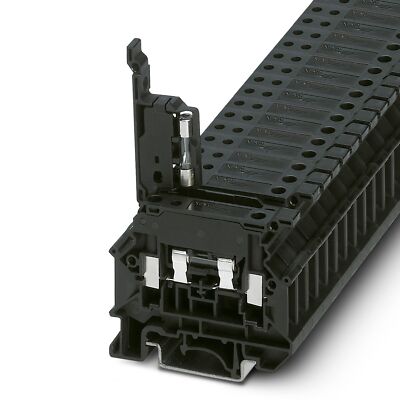 5pcs PHOENIX UK 5-HESI N 3000539 Fuse Modular Terminal Block Black New  KD