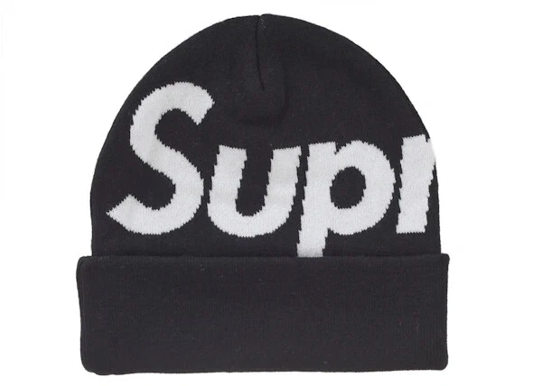 Taille OS   Bonnet Supreme Big Logo (FW24) noir (FW24) noir 