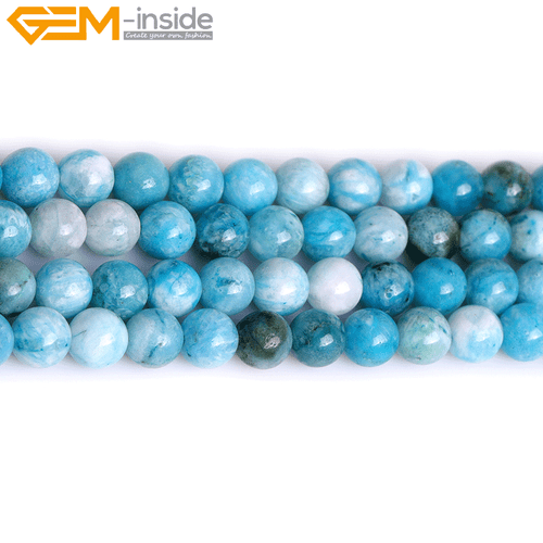 Echter Hemimorphit Natürlicher Edelstein Lose Perlen für Schmuckherstellung Strang 15 Zoll - Bild 25 von 37