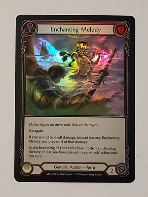 Enchanting Melody Foil (RED) Rare Arcane Rising 1st Edition Flesh and Blood TCG