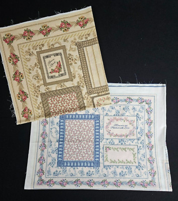 2 Fabric Panels Vintage 1970s 80s Daisy Kingdom Memory Lane Estate Find