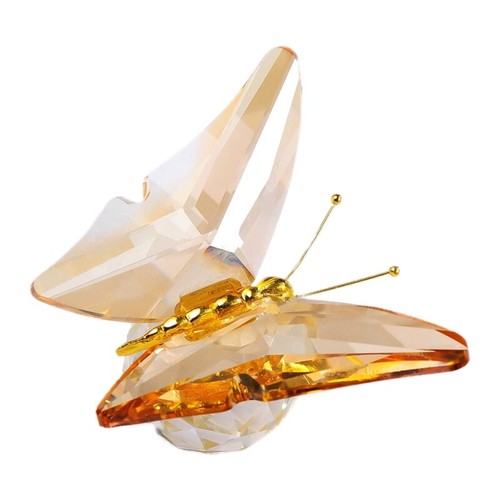 Crystal Butterfly Figurine with Base Glass Accent Ornament for Elegant Interior - Bild 13 von 13