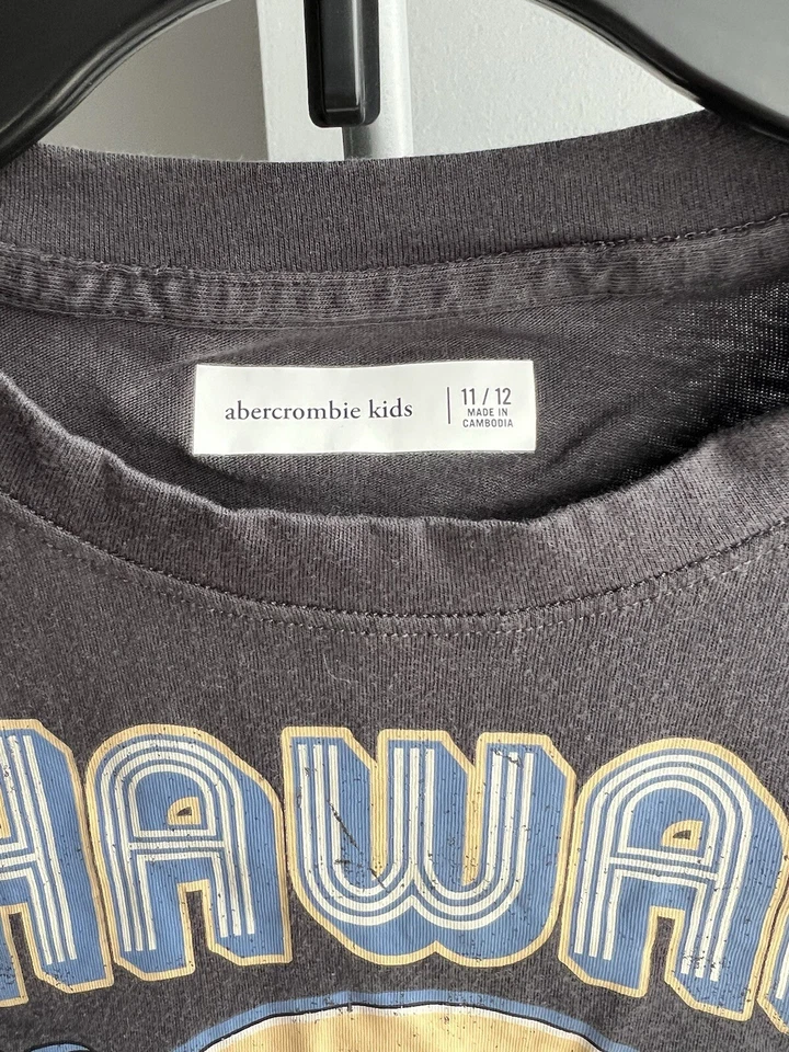 Abercrombie Kids Girls T-Shirt Size 11/12 Disney Lilo Stitch Hawaii Island Time - Image 3 of 4