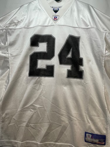 NFL On Field Raiders Woodson jersey shirt mens 2XL Reebok short sleeve white - Picture 9 of 11
