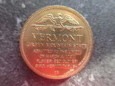 Shell Gas Brass State Token 1791 Vermont