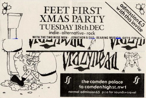 UKロック1990年代 The Camden Palace ライブフライヤー This is a