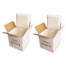 EmmChill SF12A Insulated Shipping Cooler, 12x12x12" Inner 9x9x9"  Pack of 2 