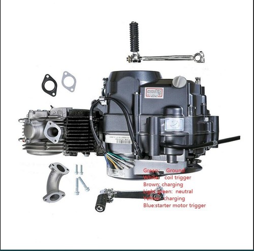 Lifan 125cc 4 Stroke Kick Start Engine Motor Kit For Pit Dirt Bike 110cc 90cc 70 - 第 3/12 張圖片