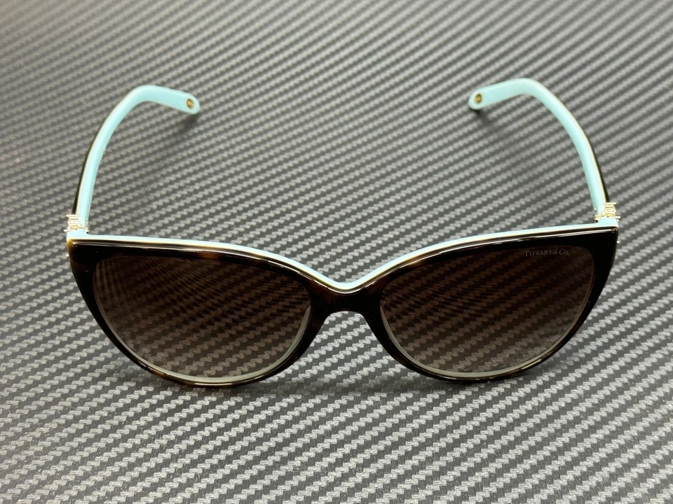 Gafas de sol para mujer TIFFANY & co. TF4089B 81343B azul habana ojo de gato 58 mm Foto 2 de 4