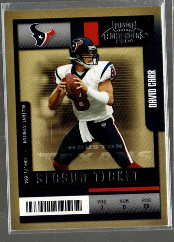 David Carr [Hawaii 2005] #41 2004 Playoff Contenders card