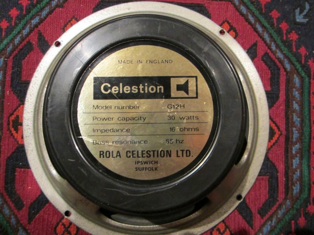 celestion g12h speakers