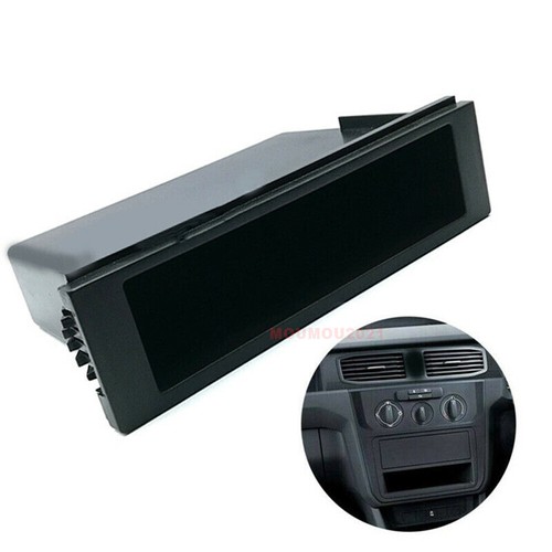 Radio Phone Pocket Dash Holder Storage Box CD/Card Case For 1-Din Car Shafts New - Picture 1 of 12