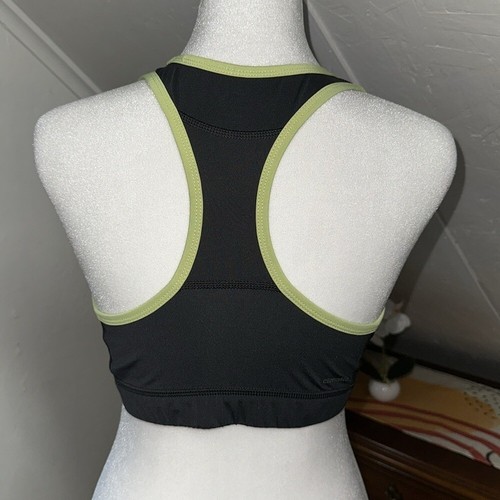 Adidas Damen Klima Sport BH. Größe M schwarz mit grünen Paspeln. - Bild 2 von 9