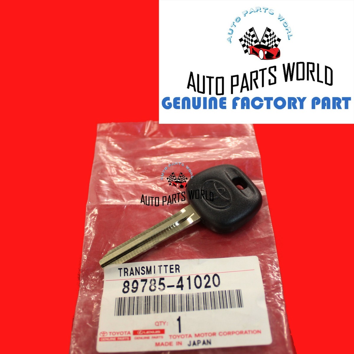 chaca*(*´-`) GENUINE OEM TOYOTA AVALON UNCUT TRANSPONDER KEY MASTER