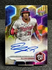 2023 Bowman’s Best  ELIJAH GREEN  #B23-EG  Gold Lava Auto /75