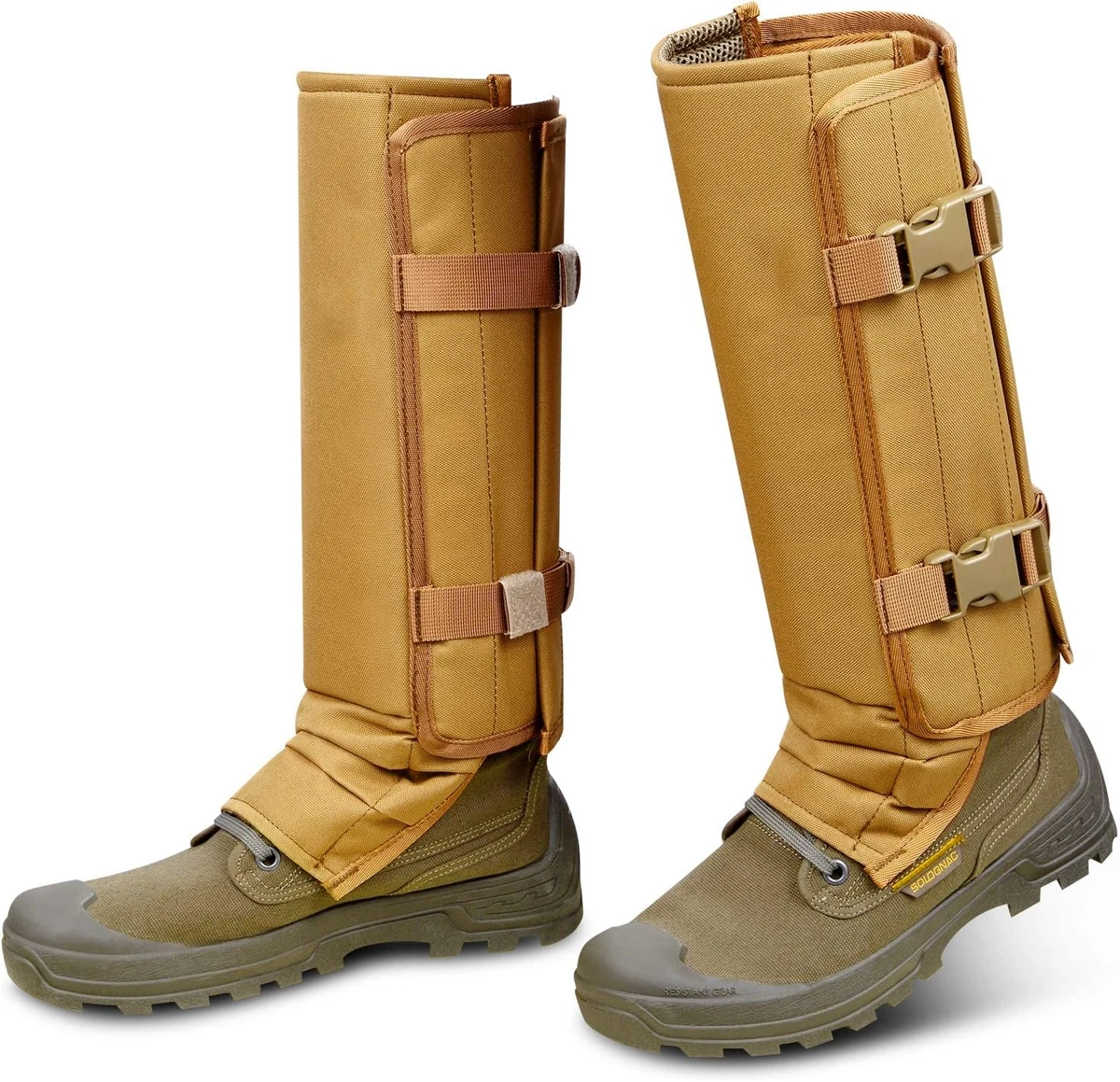 leather snake gaiters