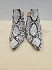 Wild Pair Snake Print Carlita Mule size 61/2 ...
