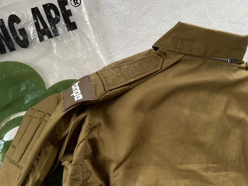 Vintage Dead Stock A BATHING APE 90s Military Oils Cotton Jacket - Picture 14 of 19