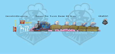 #ad #ad Thomas the Tagged Engine SKNX CP 625175 Graffiti HO Scale Decal Set $12.97