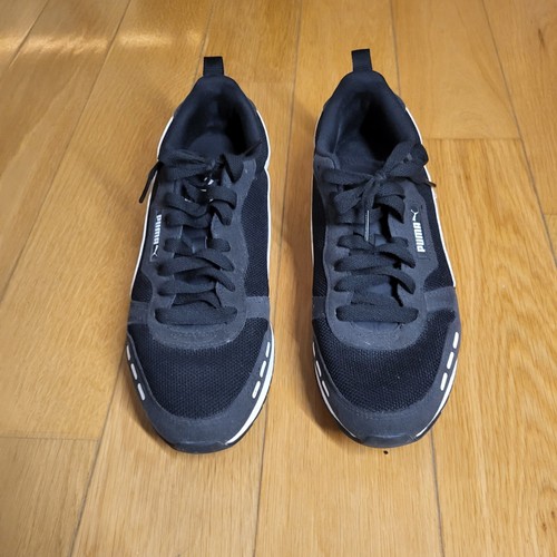 PUMA R78 BLACK-WHITE Sneaker schwarz/weiß Gr. 45 Unisex Sneaker low-cut