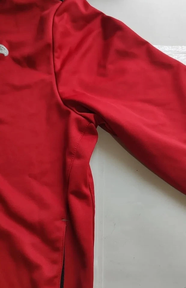 Jaqueta de lã Atlanta Falcons forrada térmica de lã com zíper completo tamanho GG - Imagem 4 de 4